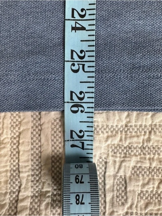 Lacoste Heathered Blue Short-Sleeve Size Large 🐊 - Picture 7 of 8